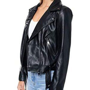 Medium Elodie Leather Moto Jacket